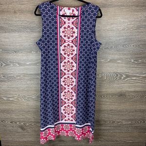 Charter Club Rivera Sunset Floral Dress NWT